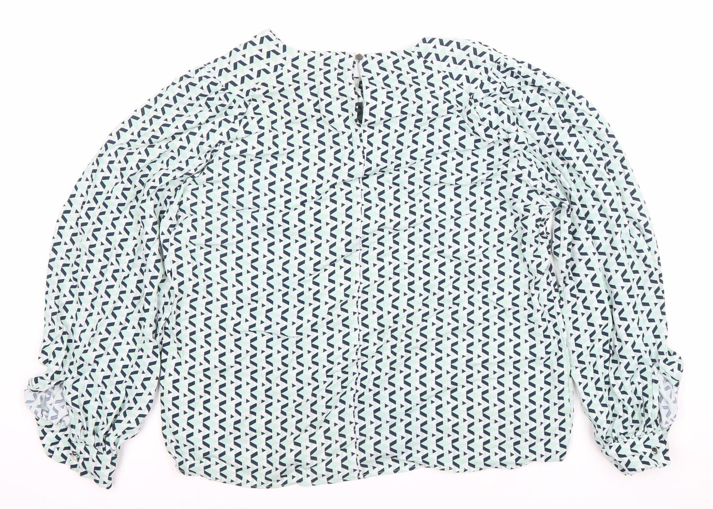 Womens UK Size 14 Max Multicoloured Basic Blouse