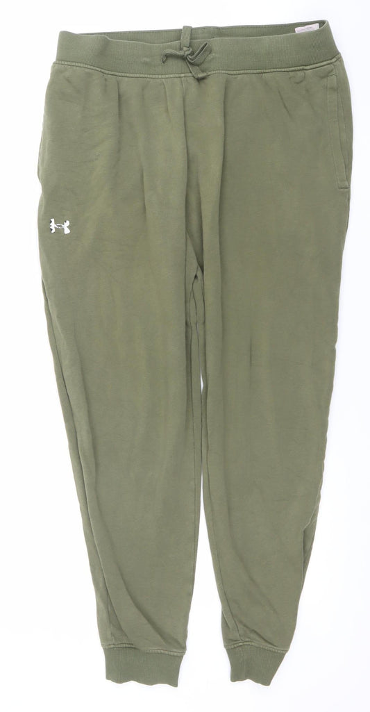 Under Armour Men's Green XL Jogger Sweatpants with Drawstring Waist