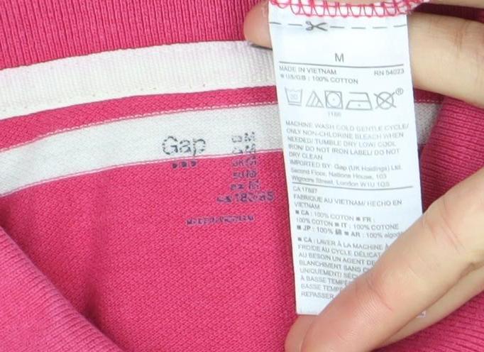 Gap Men’s Pink Striped Cotton Polo Shirt Size M