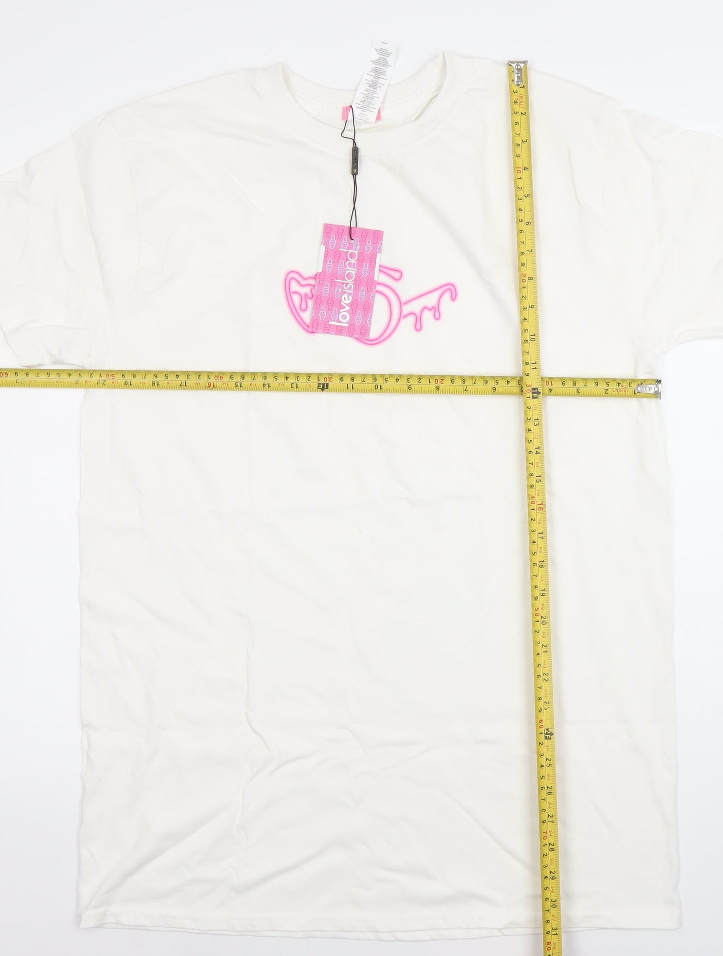 Womens UK Size S Love Island T-Shirt Dress