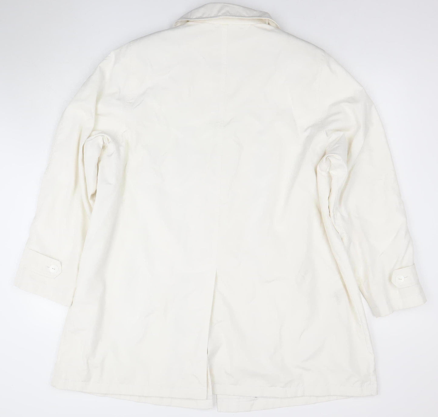 Womens UK Size 24 YAZZ White Rain Coat