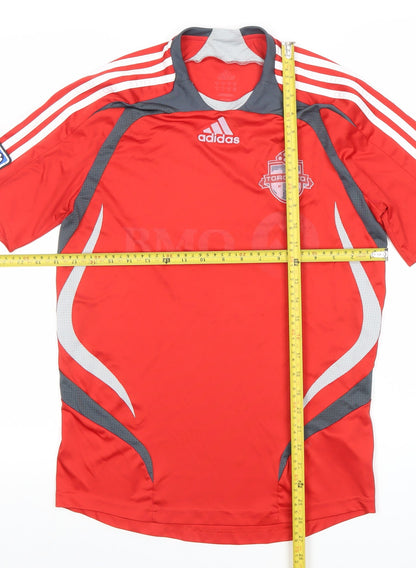 Adidas Men’s Red Toronto FC Football Shirt M Short Sleeve Athletic Top
