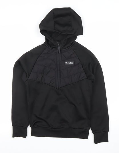 Boys UK Size 8-10 Years McKenzie Black Pullover Hoodie