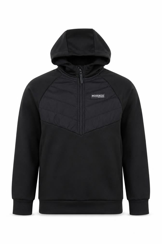 Boys UK Size 8-10 Years McKenzie Black Pullover Hoodie