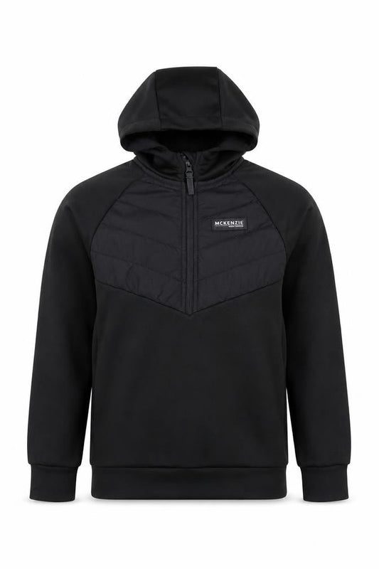 Boys UK Size 8-10 Years McKenzie Black Pullover Hoodie