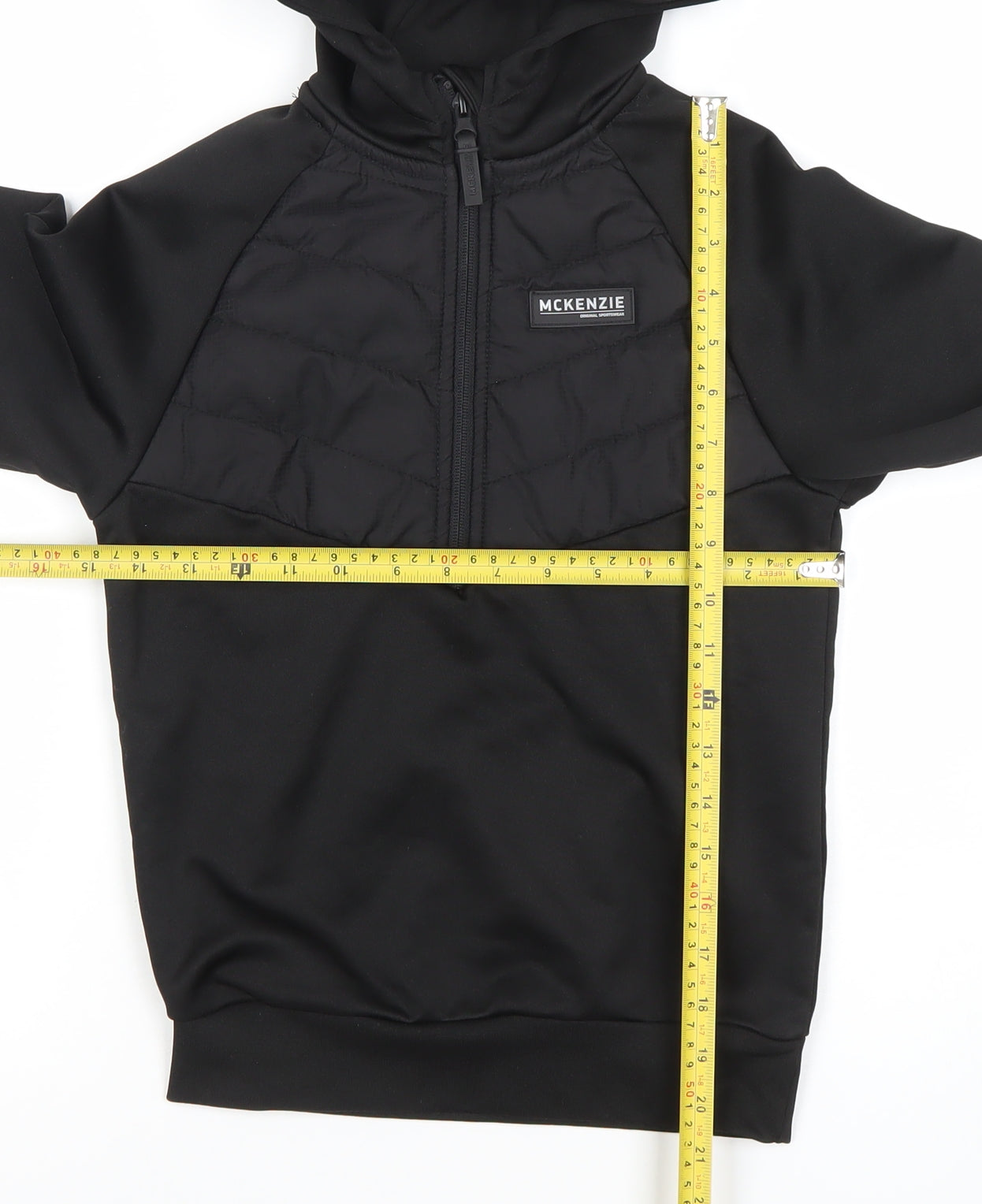 Boys UK Size 8-10 Years McKenzie Black Pullover Hoodie