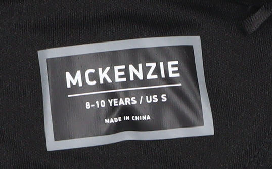 Boys UK Size 8-10 Years McKenzie Black Pullover Hoodie