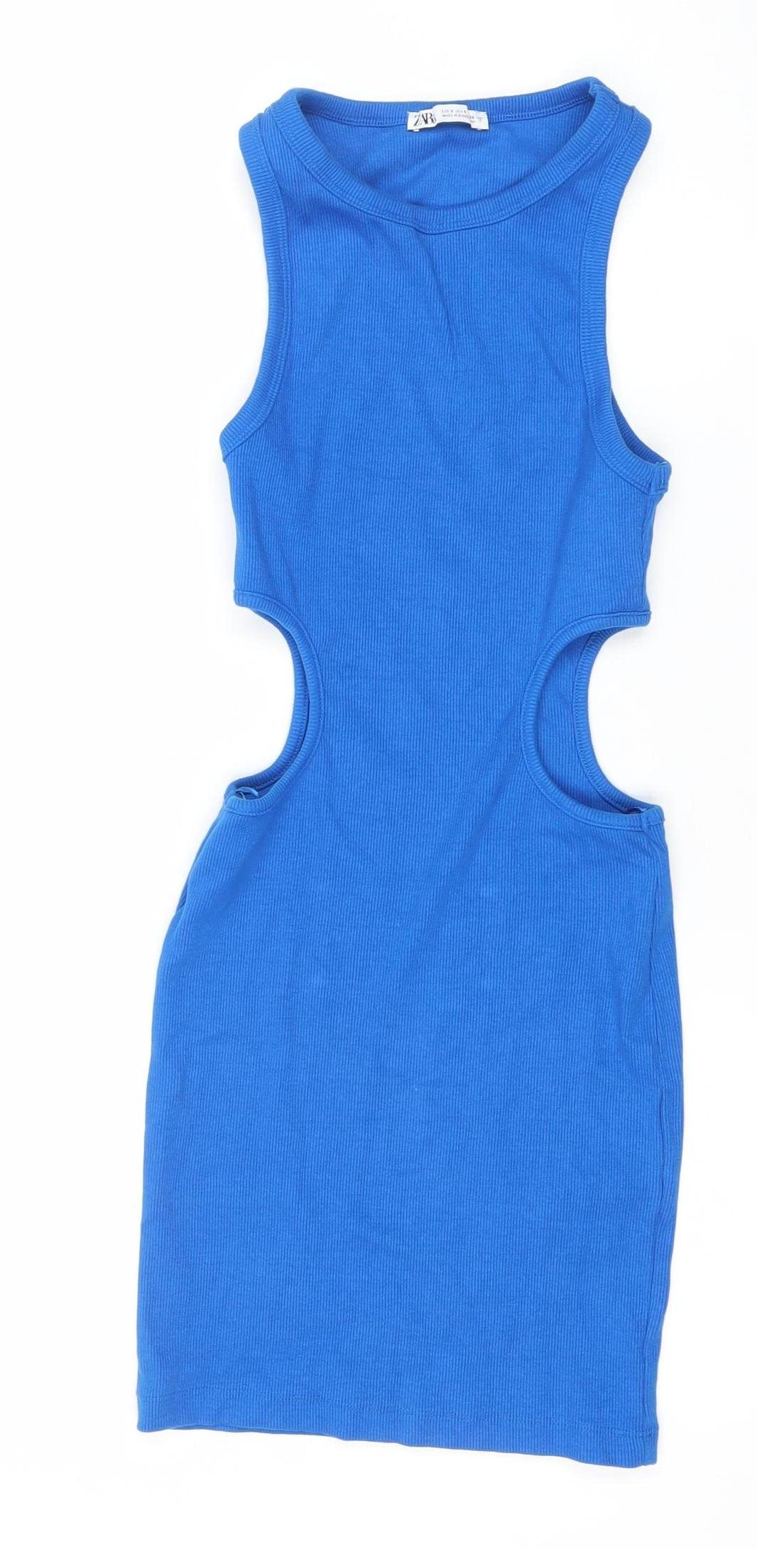 Womens UK Size S Zara Bodycon Dress
