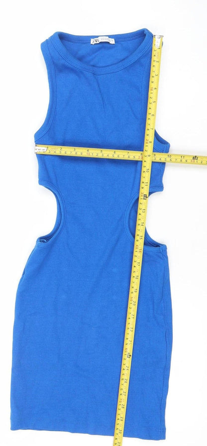 Womens UK Size S Zara Bodycon Dress