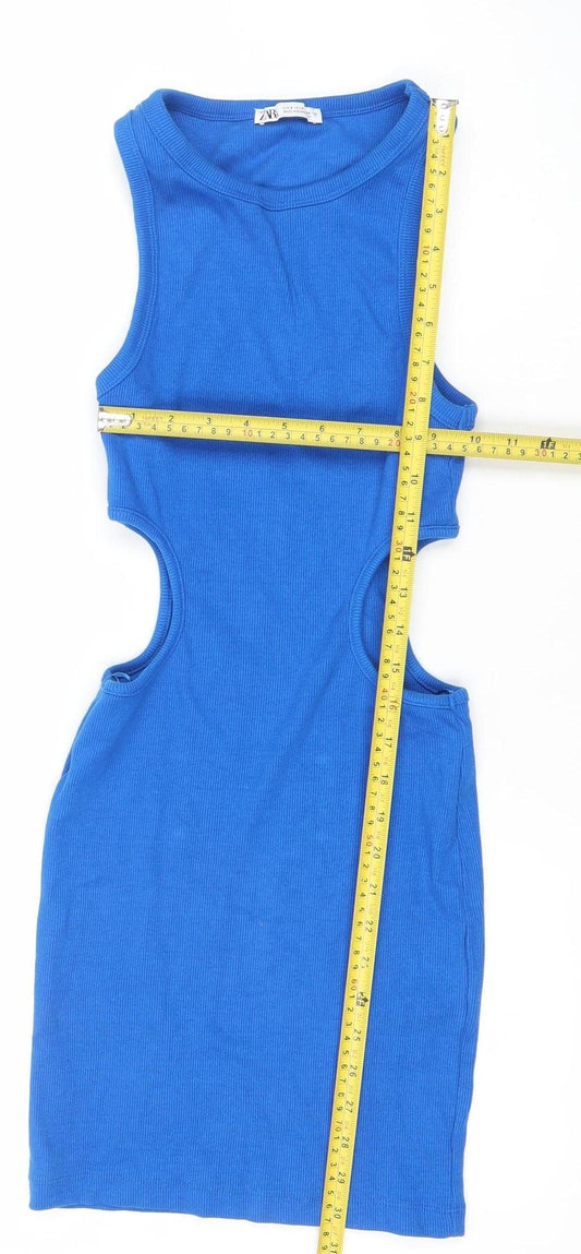 Womens UK Size S Zara Bodycon Dress