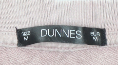 Dunnes Women’s Pink Cotton Relaxed Fit Short Sleeve T-Shirt M