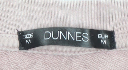 Dunnes Women’s Pink Cotton Relaxed Fit Short Sleeve T-Shirt M