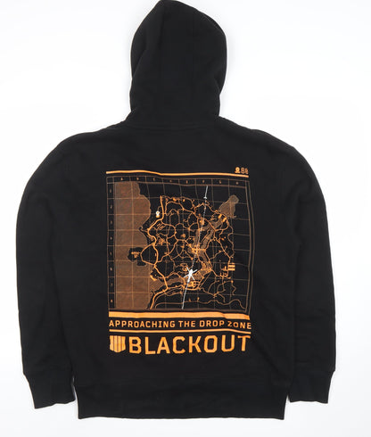 Mens UK Size L Call of Duty Black Pullover Hoodie