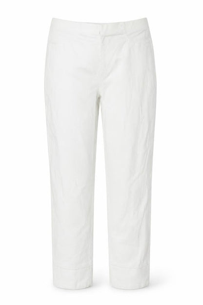 Womens UK Size S Gallery Regular Fit Straight White Jeans
