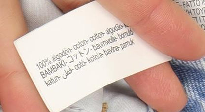 ZARA Women Blue Straight Mid Rise Cotton Denim Jeans Size 10