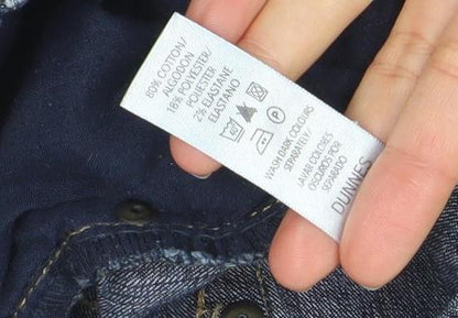 Dunnes Women's Blue Bootcut Denim Jeans Size 14R Stretch Cotton Blend