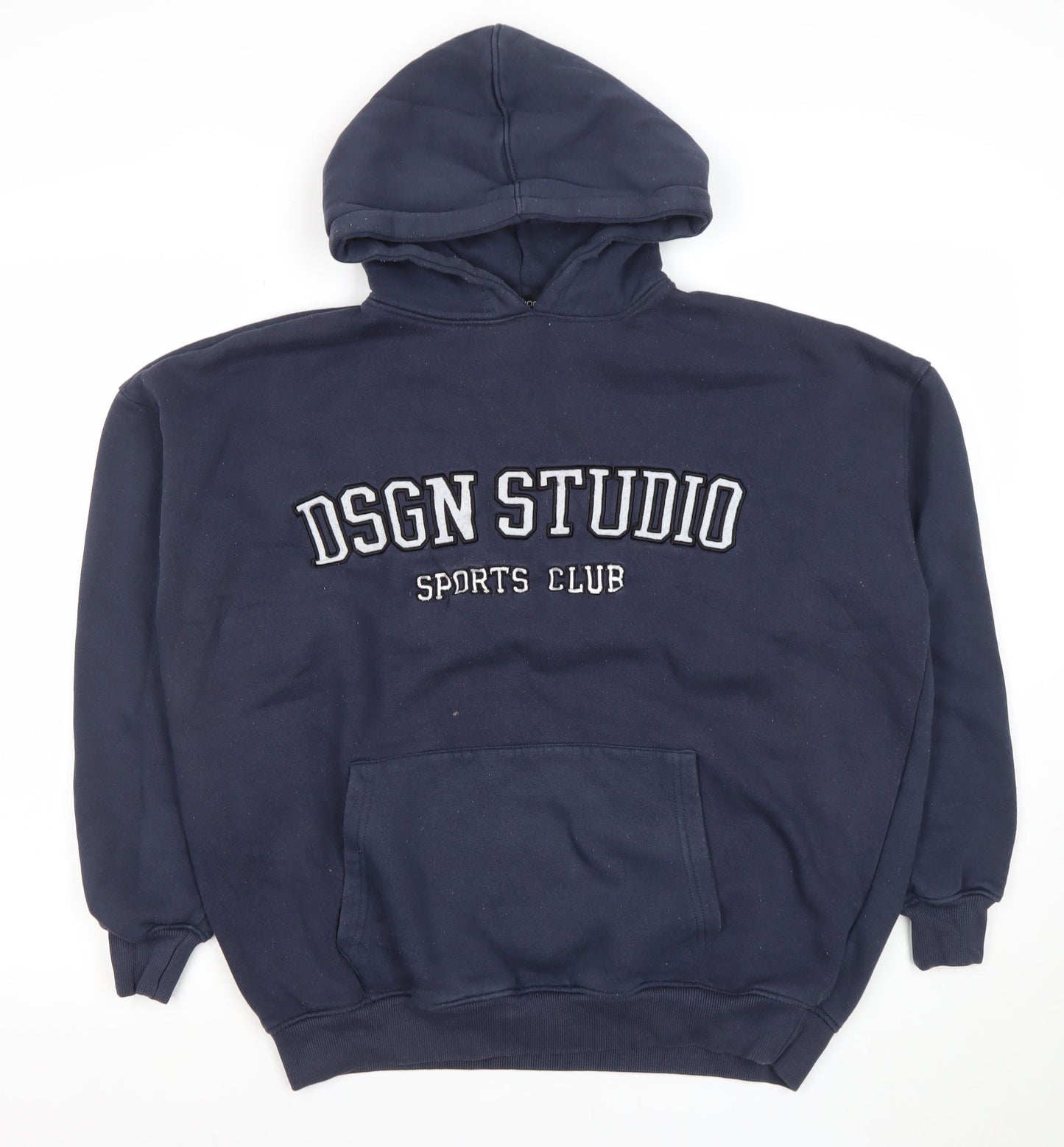 Boohoo Women's Navy DSGN Studio Hoodie Size S Pullover Sweatshirt