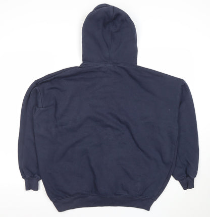 Boohoo Women's Navy DSGN Studio Hoodie Size S Pullover Sweatshirt