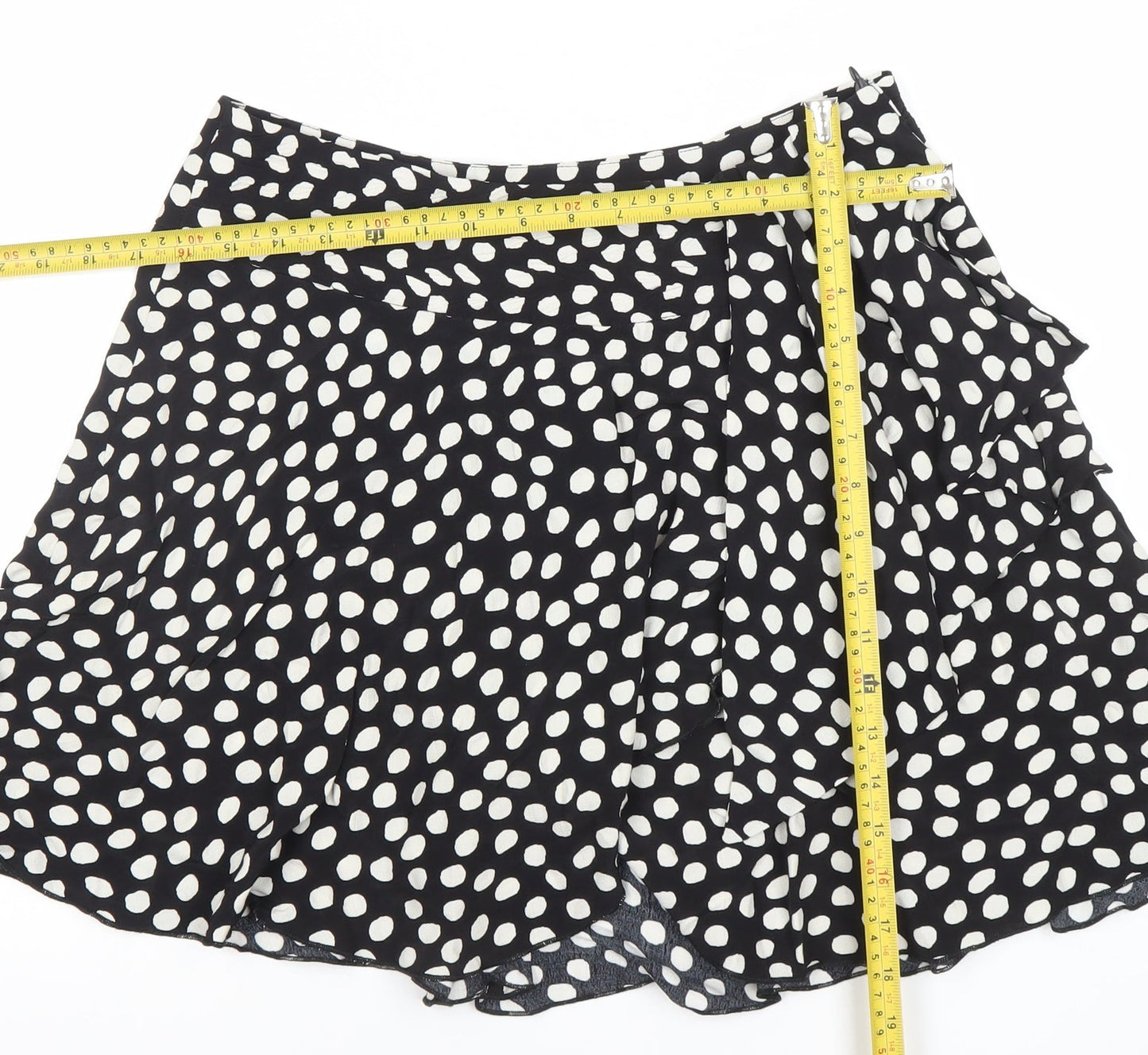 Womens UK Size 12 Savida Wrap Chiffon Skirt