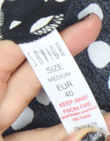 Womens UK Size 12 Savida Wrap Chiffon Skirt