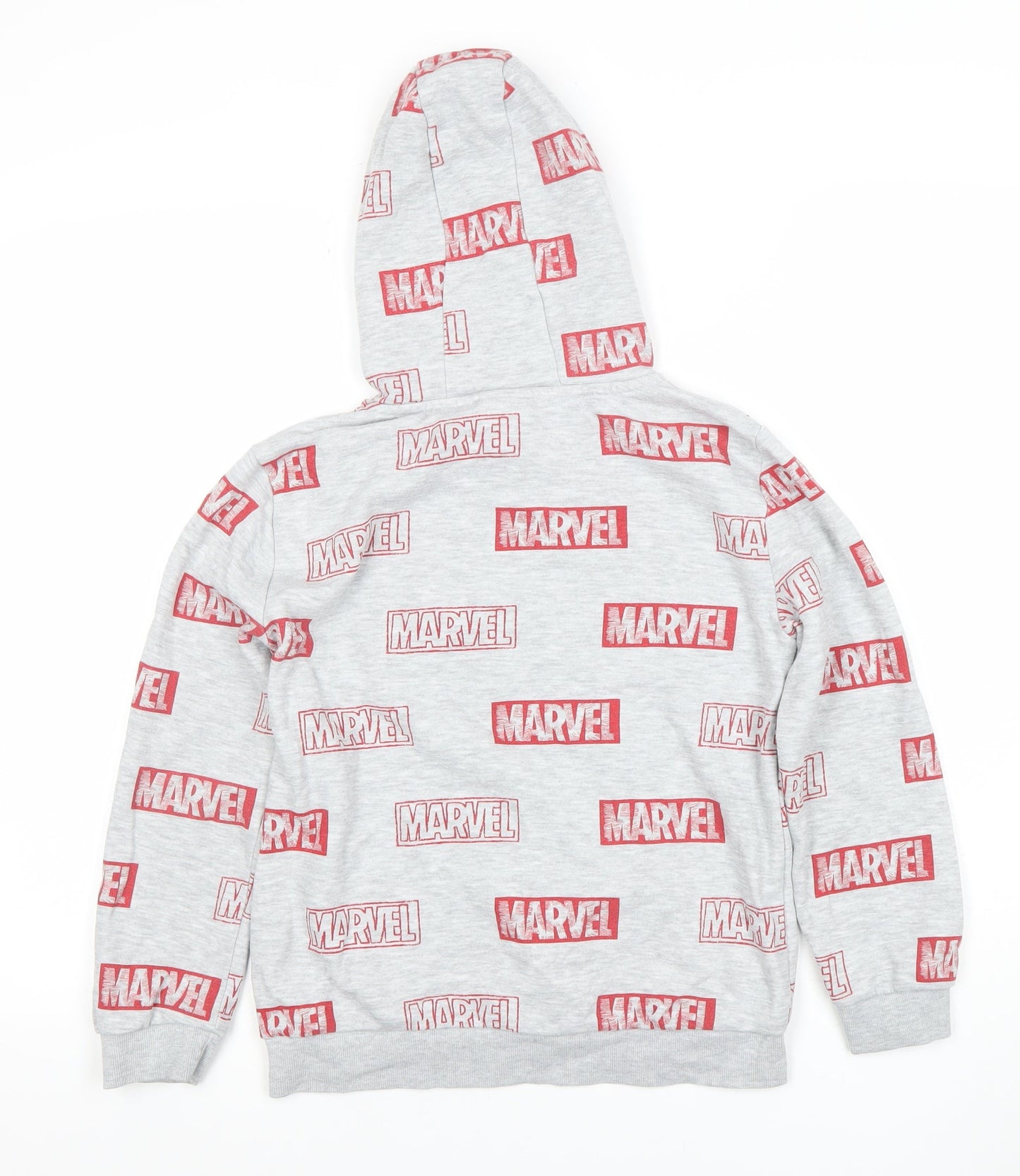 Boys UK Size 9-10 Years Marvel Grey Pullover Hoodie