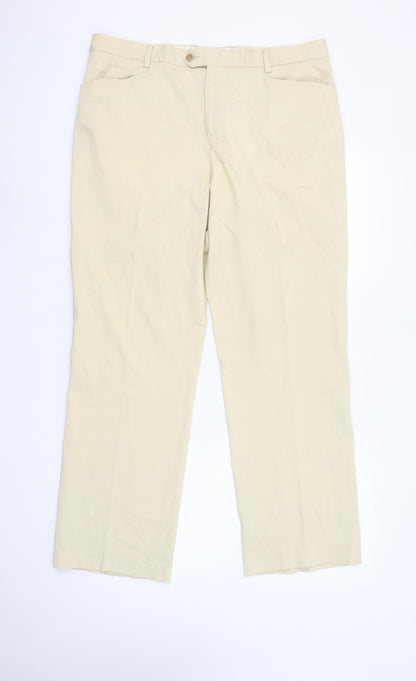 Paul Smith Men's Beige Chino Trousers Size 36 Regular Fit