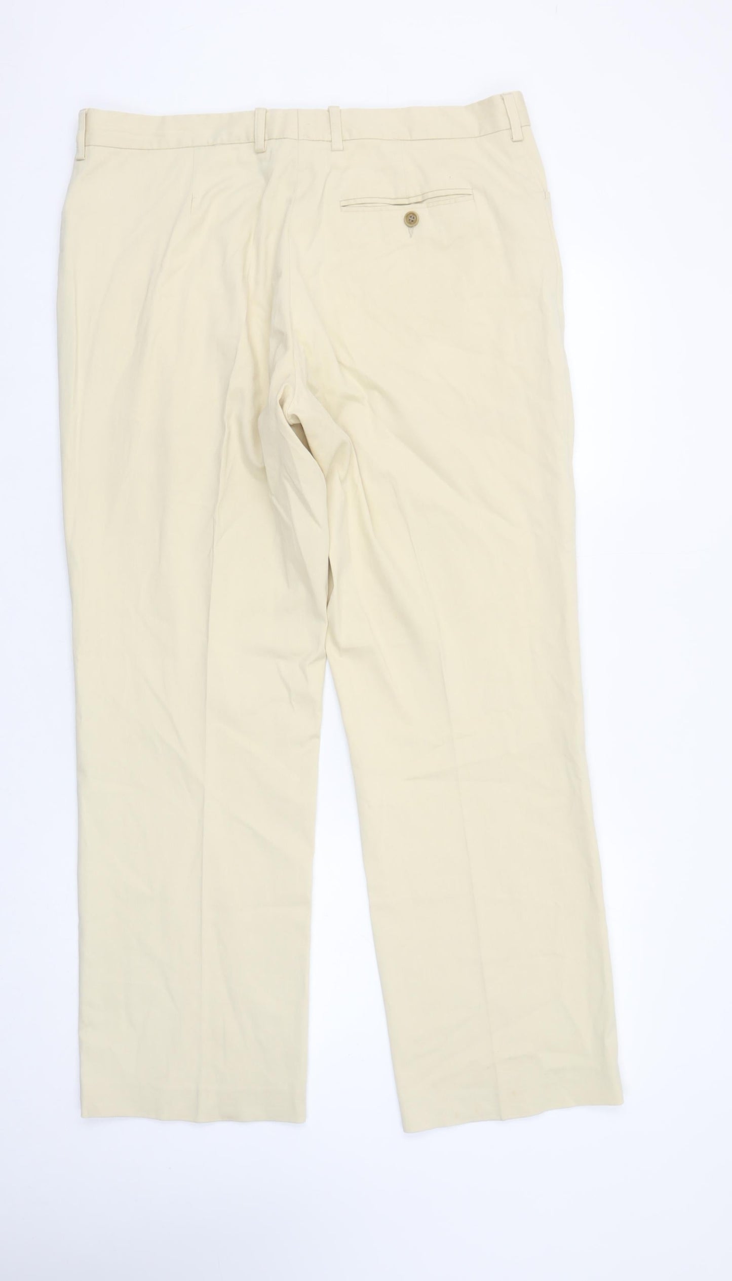 Paul Smith Men's Beige Chino Trousers Size 36 Regular Fit