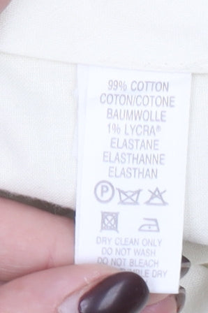 Paul Smith Men's Beige Chino Trousers Size 36 Regular Fit