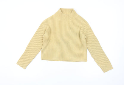 Girls UK Size 11-12 Years Zara Beige Pullover Jumper
