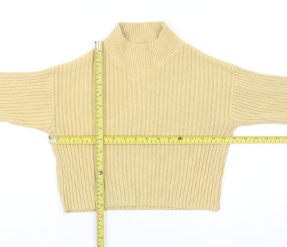 Girls UK Size 11-12 Years Zara Beige Pullover Jumper