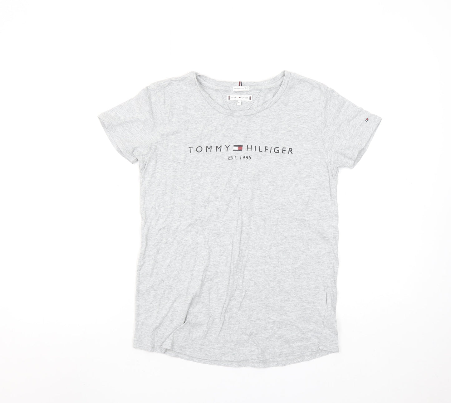 Mens UK Size L Tommy Hilfiger Grey  T-Shirt