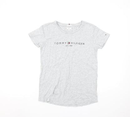 Mens UK Size L Tommy Hilfiger Grey  T-Shirt