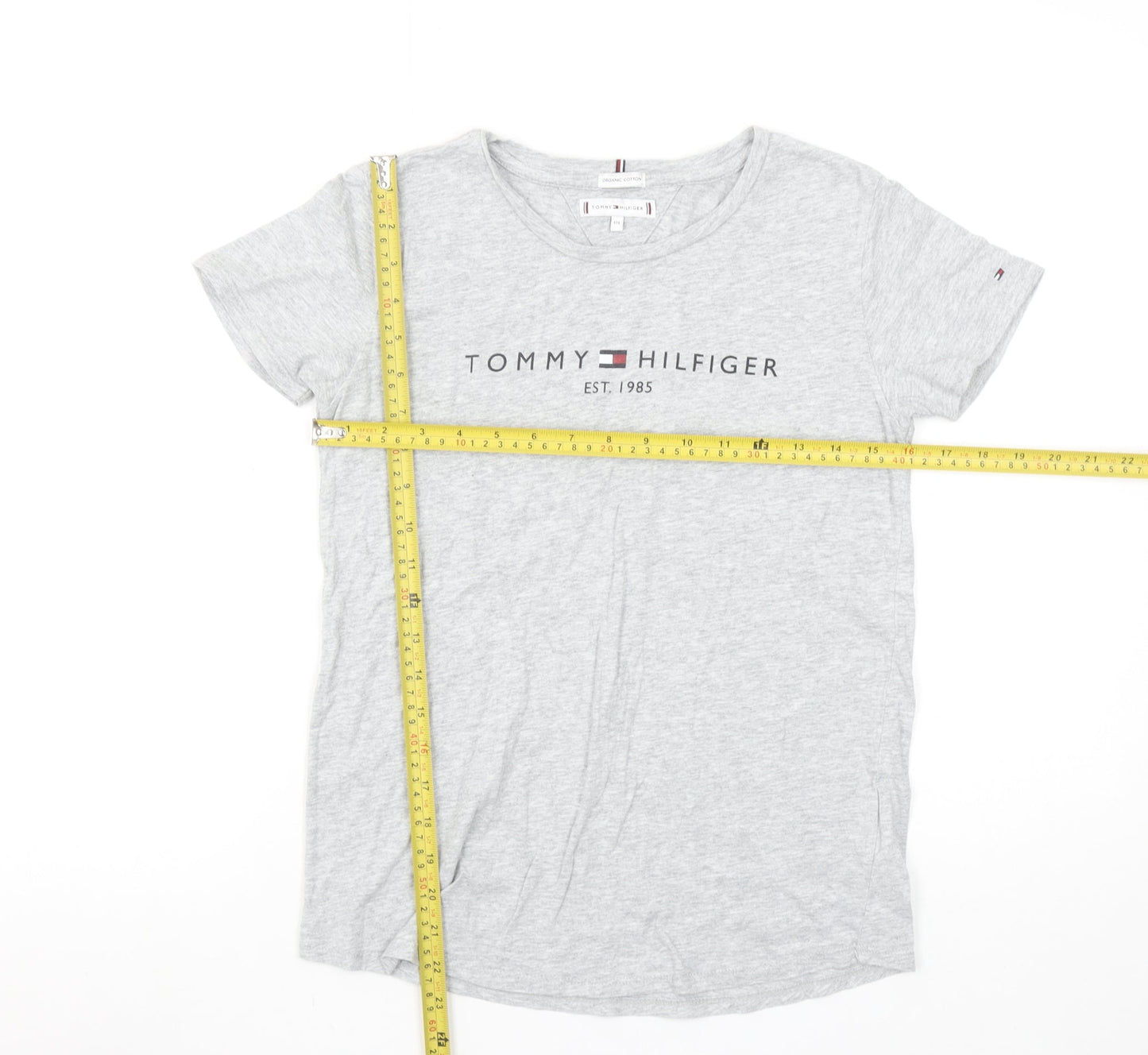 Mens UK Size L Tommy Hilfiger Grey  T-Shirt