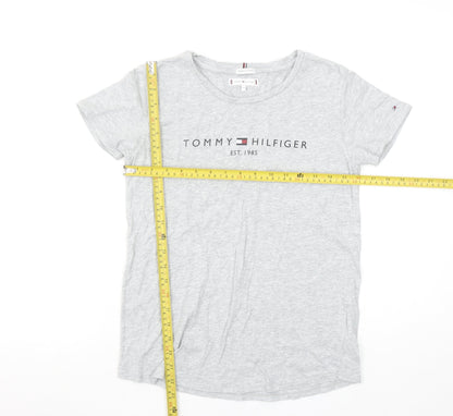 Mens UK Size L Tommy Hilfiger Grey  T-Shirt