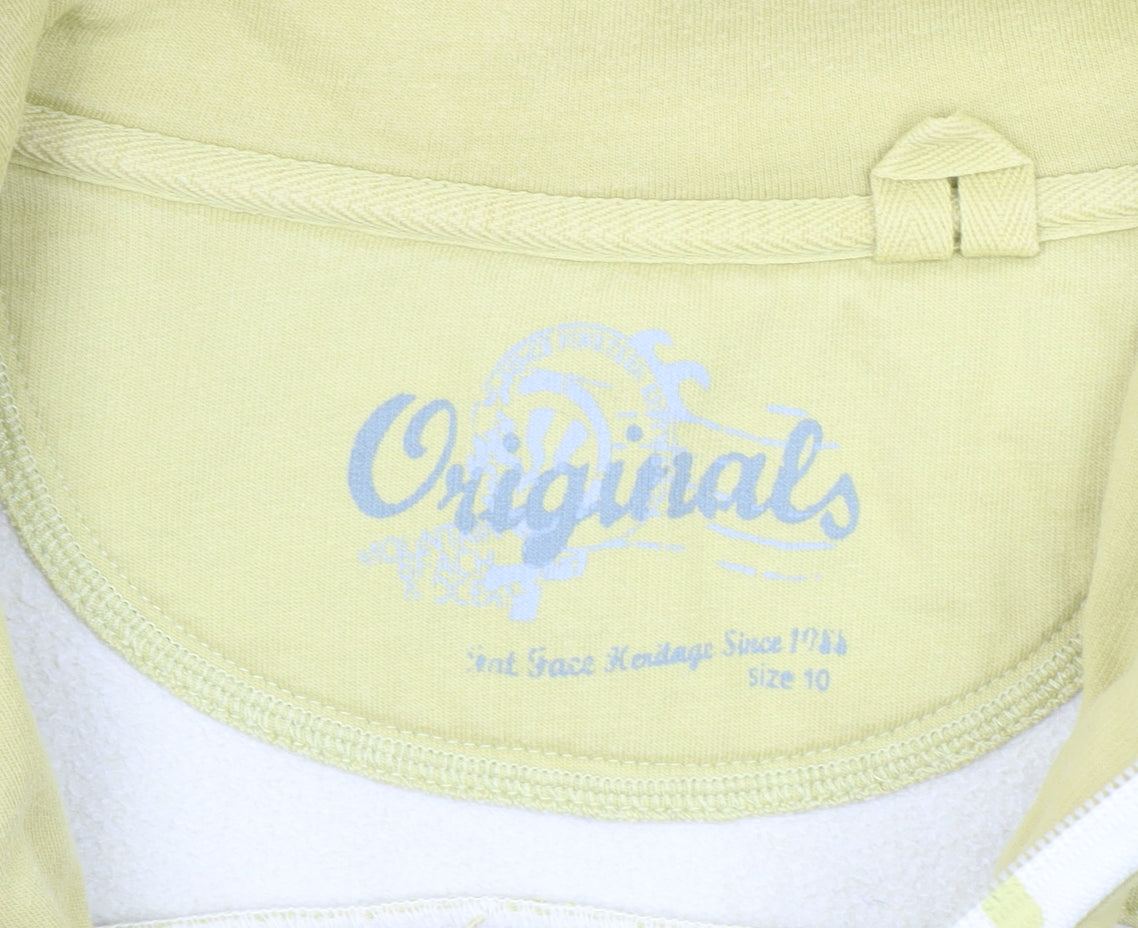 Womens UK Size 10 Fat Face Yellow Pullover Sweatshirt