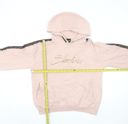 Girls UK Size 12-13 Years Skechers Pink Pullover Hoodie