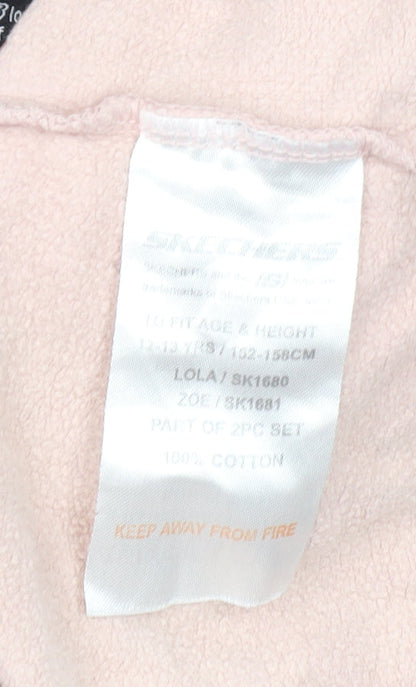 Girls UK Size 12-13 Years Skechers Pink Pullover Hoodie