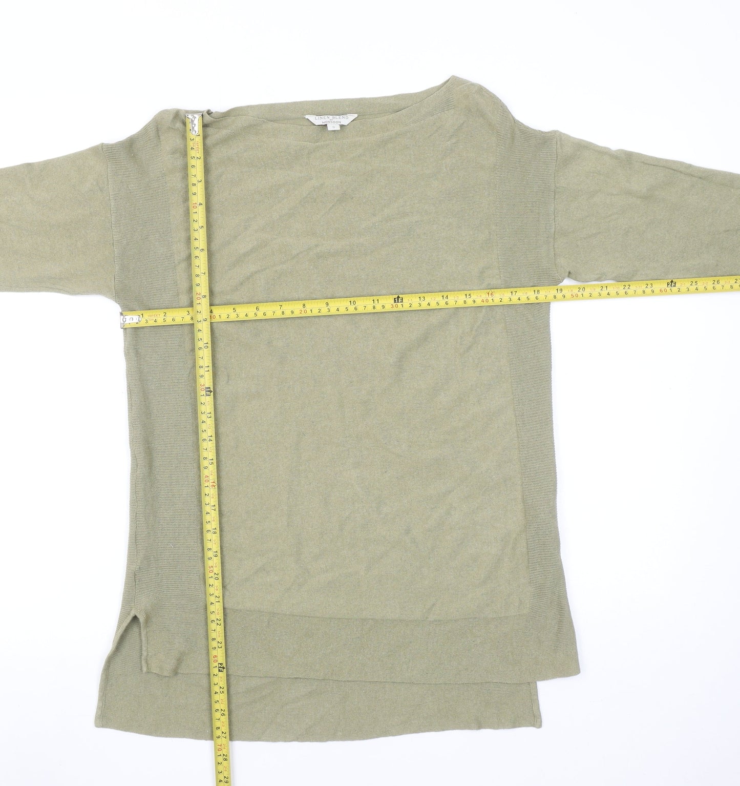 Womens UK Size S Monsoon Beige Tunic Jumper