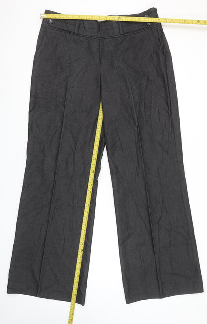 Womens UK Size 16 Marks and Spencer Classic Fit Business Casual Workwear Grey Tr