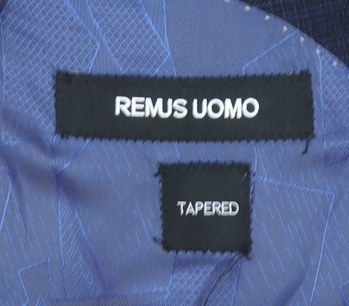 Mens UK Size 42 Remus Uomo Regular Blue Suit Jacket