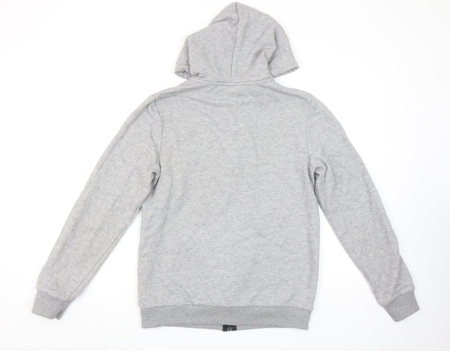Mens UK Size S DFND Grey Full Zip Hoodie
