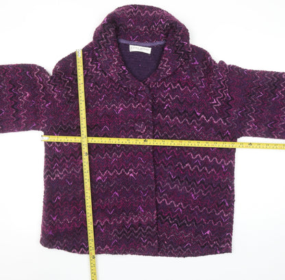 Womens UK Size 22 Edina Ronay Purple Overcoat