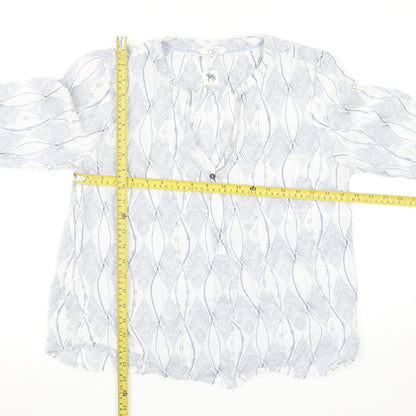 Womens UK Size 12 White Stuff Blue Tunic Blouse