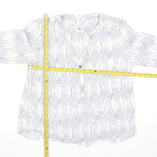 Womens UK Size 12 White Stuff Blue Tunic Blouse