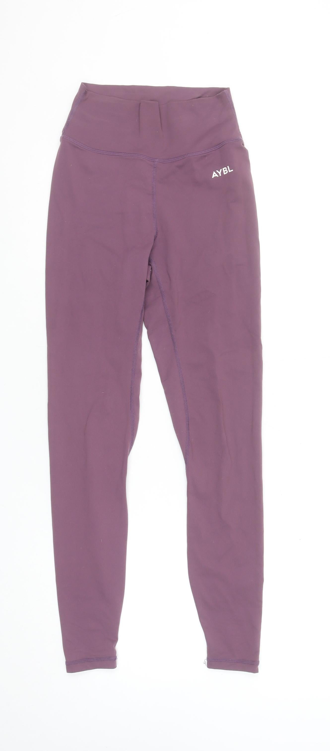Womens UK Size XS AYBL Slim Fit Leggings Purple Leggings