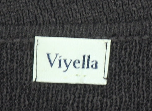 Womens UK Size M Viyella Brown Pullover Jumper
