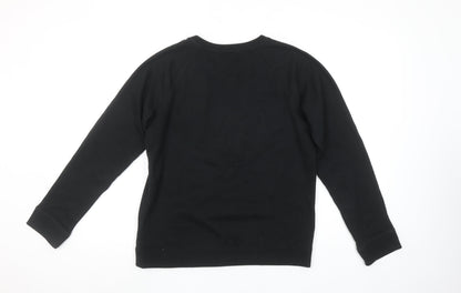 Womens UK Size 12 Jack Wills Black Pullover Sweatshirt