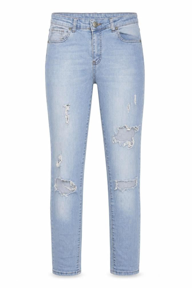 Womens UK Size 31 AKSU BLUE Slim Fit Skinny Blue Jeans