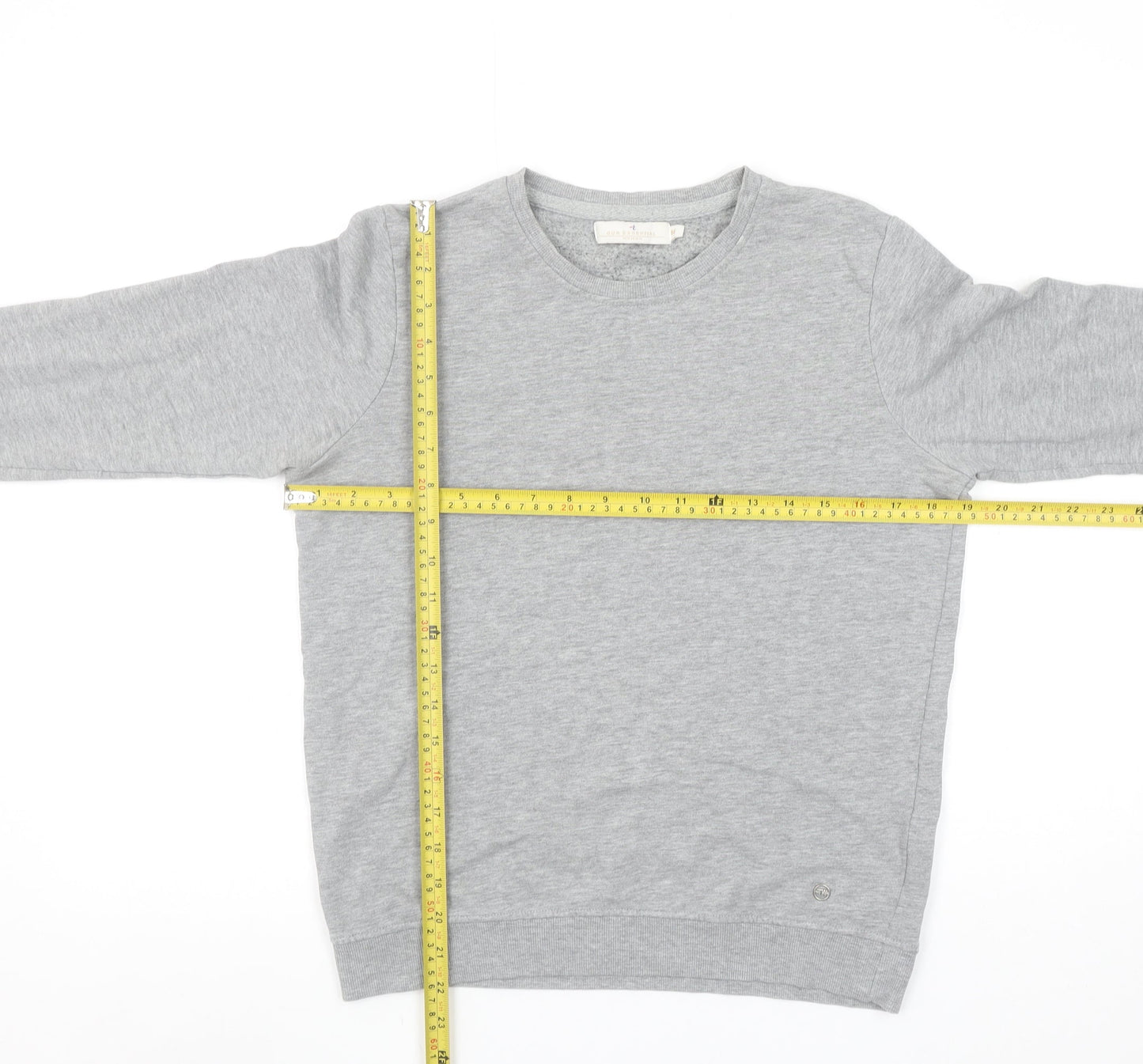 Womens UK Size M Our Essential Woman Grey Pullover Sweatshirt