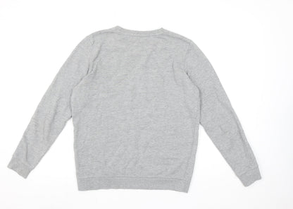 Womens UK Size M Our Essential Woman Grey Pullover Sweatshirt